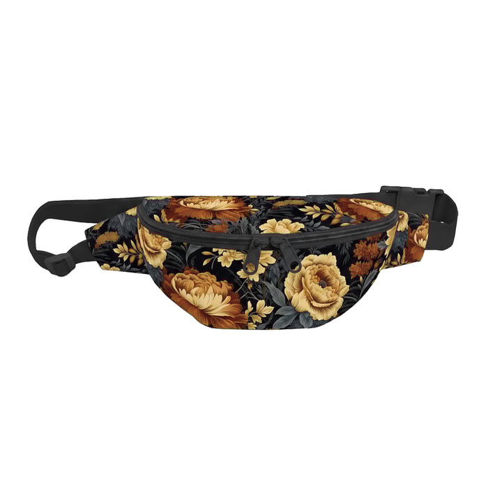 HIP BAG - AUTUMN FLOWERS WZ. 3 - Choice of sizes