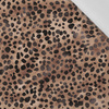 ANIMAL SPOTS/ Mocha Mousse - viscose woven fabric