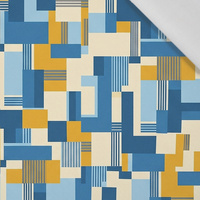 RETRO GEOMETRIC WZ. 3 - tkanina bawełniana