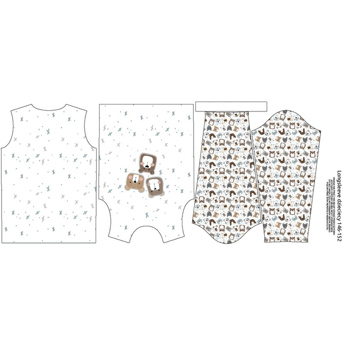 LONGSLEEVE - MEDVÍDCI / hnědý (MĚSTSKÉ MEDVÍDCI) - single jersey