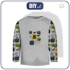 LONGSLEEVE -  DLAŽDICE DINO VZ. 5 - single jersey  (134/140)