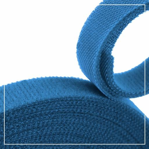 Nylon Velcro Hoop Tape 20 mm complet - turquoise