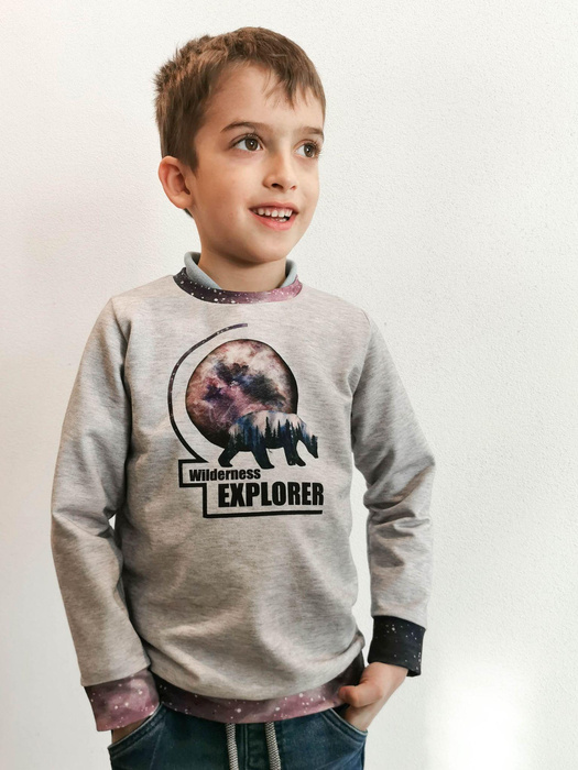 Jogginganzug für Kinder (MILAN) - GALAXY - Sommersweat (122/128)