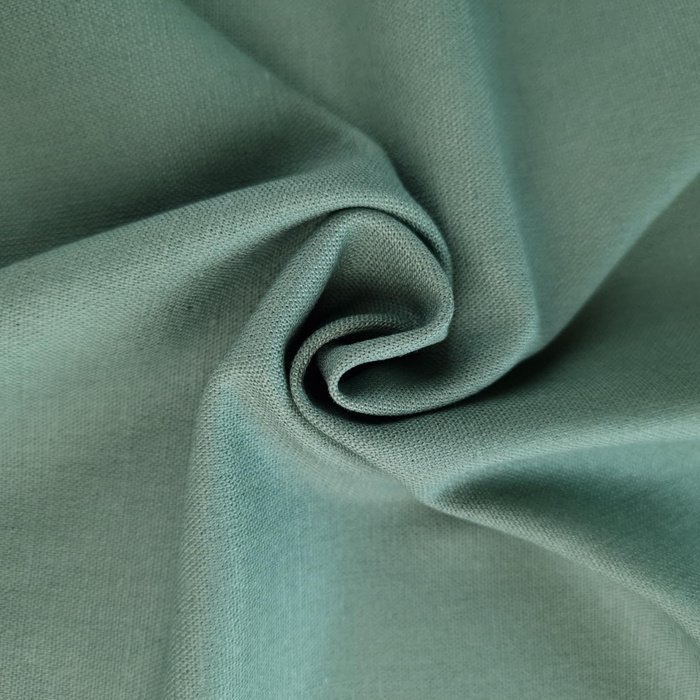 Linen fabric with spandex - SAGE