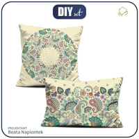 OZDOBNÉ POLŠTÁŘE - KVĚTY v. 1 / ecru