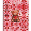 VALENTINE'S DAY / BEAR 2 - panel (60cm x 50cm) Wasserabweisende Webware