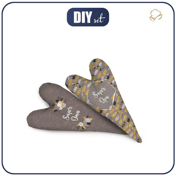 DECORATIVE HEARTS - FLOWER BOUQUET pat. 6 (gold) DE