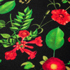 MINI RED GARDEN (PARADISE GARDEN)  - looped knit fabric with elastane