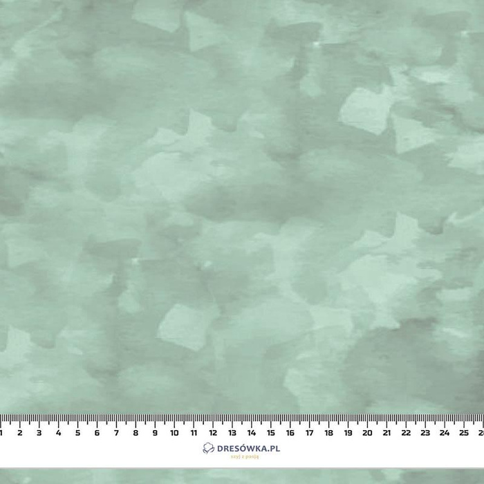 CAMOUFLAGE pat. 2 / modern mint - Cotton muslin