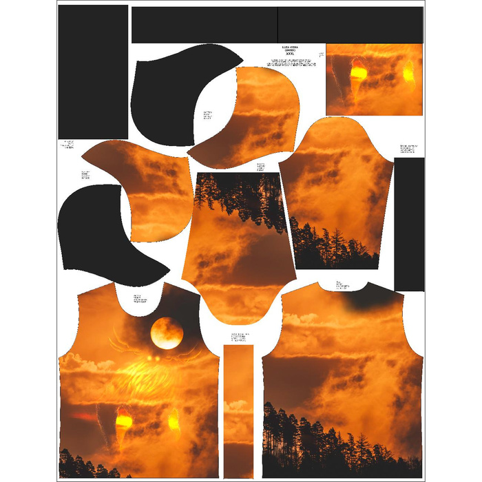 UNISEX HOODIE (HYDRA) - PORANNIK BEAST - sewing set (158/164)