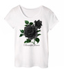 PAJAMAS-T-SHIRT - BLACK ROSES - XL