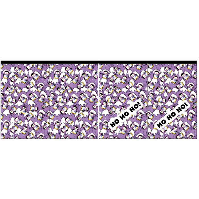 Gift pouches - PENGUINS ON PEAKS (PENGUINS) - sewing set - SMALL