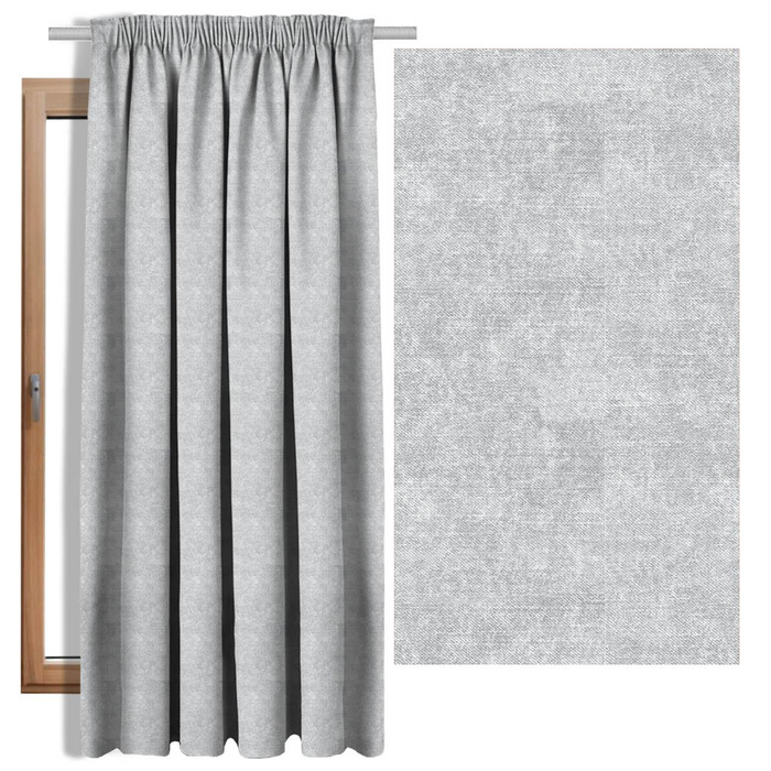 ACID WASH / LIGHT GRAY - single jersey with elastane 