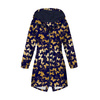 WOMEN'S PARKA (ANNA) - BUTTERFLIES / gold - softshell XXL