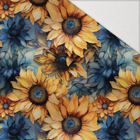 Sunflowers wz. 9 - Hydrophobic brushed knit