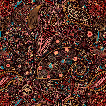 LACE FLOWERS - Waterproof woven fabric