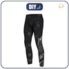 THERMO LEGGINSY MĘSKIE (JACK) - WILK POLARNY - zestaw do uszycia XL