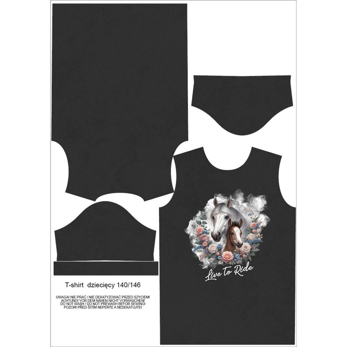 T-SHIRT DZIECIĘCY - CUTE ANIMALS WZ.9 - zestaw do uszycia (104/110)