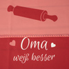 OMA WEIß BESSER - Paneel Wasserabweisende Webware DE