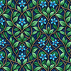 Stained Garden wz.1 (FLOWERS) - Welur tapicerski