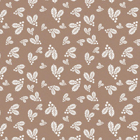 HOLLY (WHITE CHRISTMAS) - Waterproof woven fabric