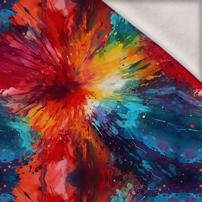 ABSTRACTION WZ.28 - teplákovina počesaná s elastanem ITY