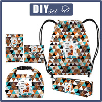 PUPIL PACKAGE - TRIANGLES / SPOTS - sewing set