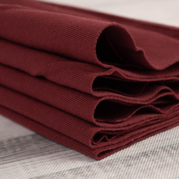 D-31 DUNKELROT - single jersey mit elastan TE210