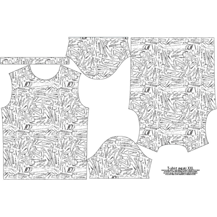 MEN’S T-SHIRT -  TOOLS / grey - single jersey S