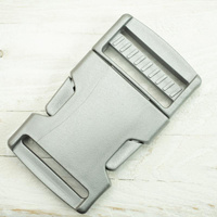 Steckschnalle aus Kunststoff P 30 mm - silber