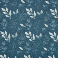 LEAVES pat. 9 - Cotton woven fabric