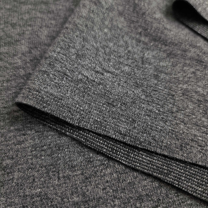 D-08 MELANGE GRAPHITE - Punto knitwear 