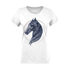 WOMEN’S T-SHIRT - HORSE pat. 3 - single jerseY L