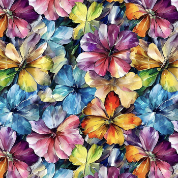 AQUARELL BLUMEN Ms. 8