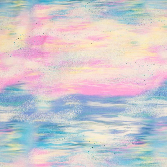 RAINBOW OCEAN pat. 5 - single jersey with elastane 