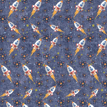 RAKETEN (WELTRAUMEXPEDITION) / ACID WASH DUNKELBLAU