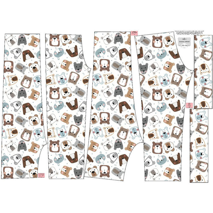 CHILDREN'S SOFTSHELL TROUSERS (YETI) - BEARS (CITY BEARS)