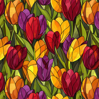 STAINED GLASS WZ. 21 - looped knit fabric