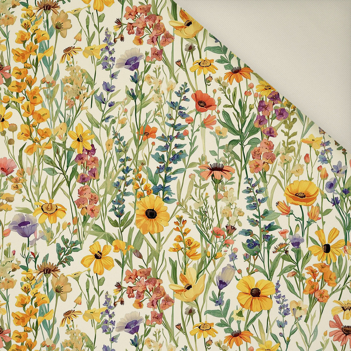 FLOWERS MEADOW WZ. 1 - Polster- Velours