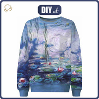 CHILDREN'S (NOE) SWEATSHIRT - WATER LILIES (Claude Monet) - sewing set (110/116)