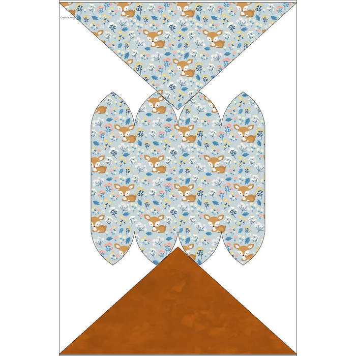 KINDER MÜTZE UND SCHAL (CLASSIC) - REHE AUF DER WIESE M. 2 59-61