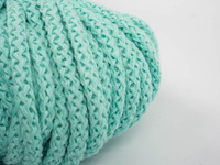Baumwollkordel - rund, 5mm - AQUA