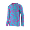 THERMO KINDER BLUSE (BILLIE) - NEON ZEBRA M. 4 - Nähset