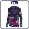 WOMEN'S THERMO BLOUSE (PATTY) - FANTASY LEAVES - sewing set L