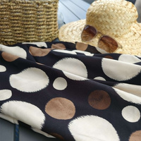 DOTS - viscose woven fabric