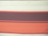  STREIFEN (WEIß - apricot  ) - Paneel / Dünne elastische Baumwoll Webware