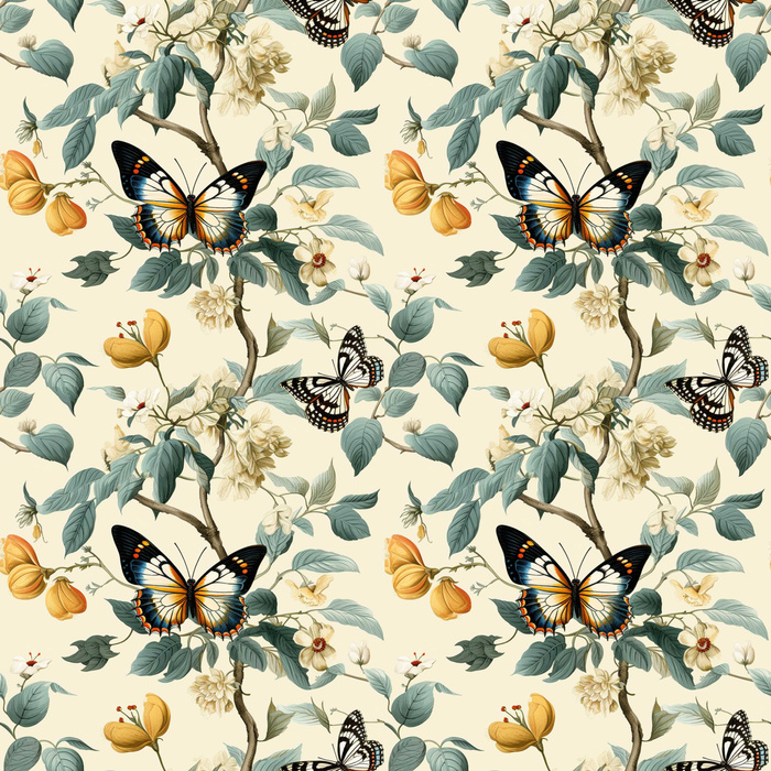 Butterfly & Flowers wz.2 - Panama 220g