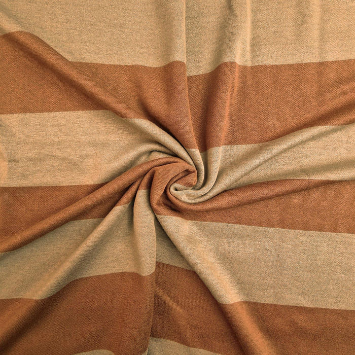 stripes / caramel - jacquard