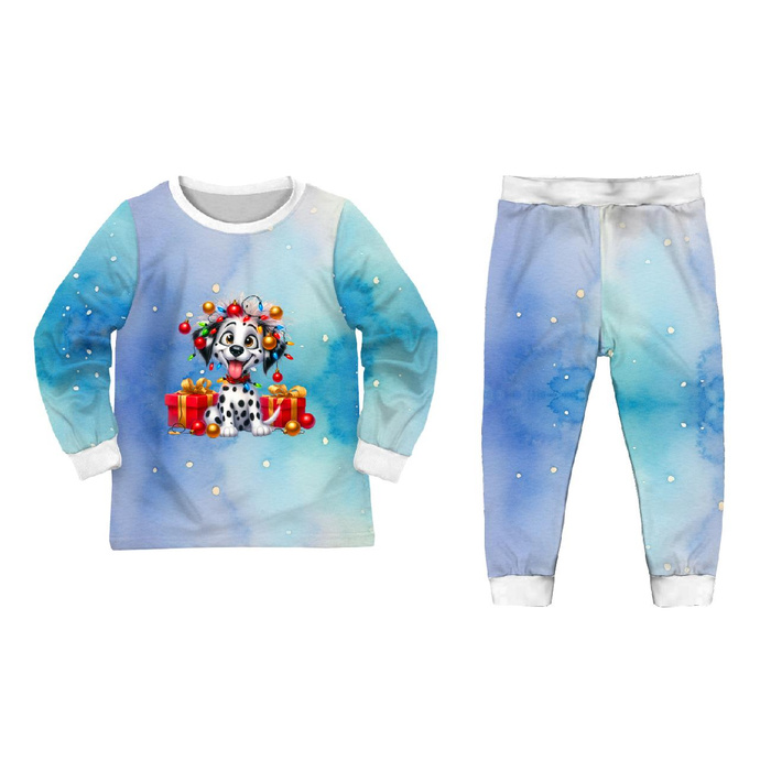 CHILDREN'S PAJAMAS " MIKI" - Christmas animal wz. 4 - sewing set (134/140)