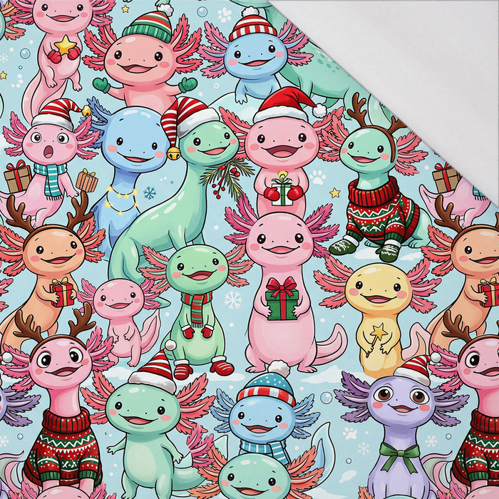 CHRISTMAS AXOLOTL - single jersey